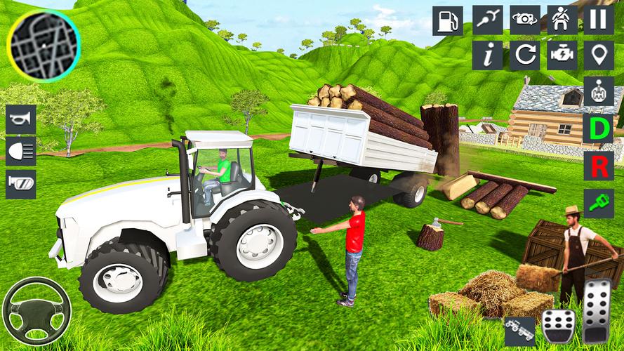 Tractor Driving Tractor Game স্ক্রিনশট 2