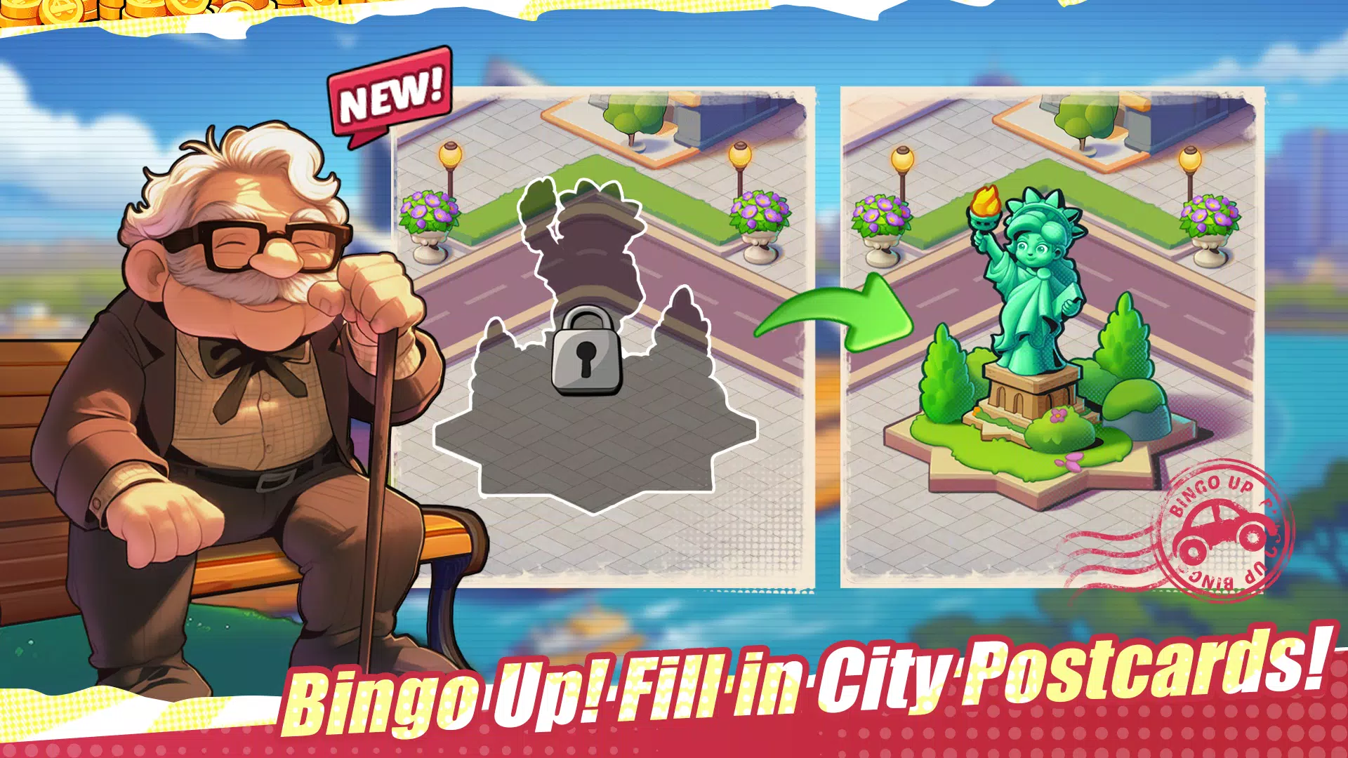 Bingo Up: Love Adventure Bingo Captura de pantalla 2