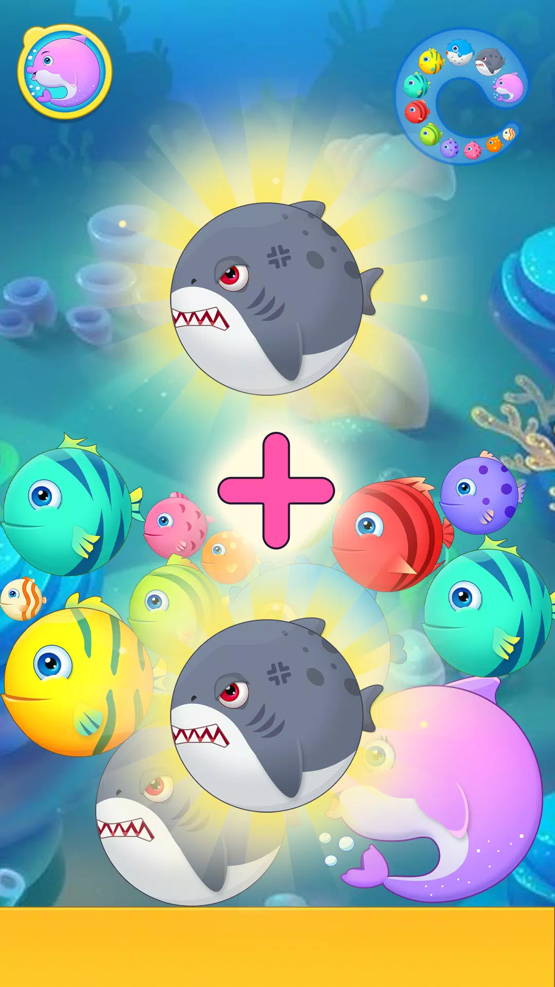 Sea Animals - Merge Game Capture d'écran 1