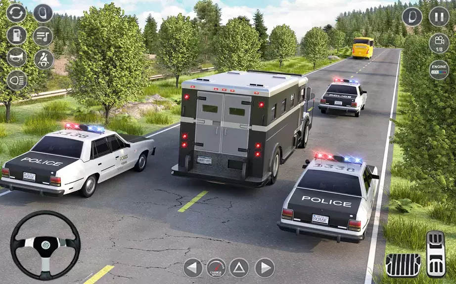 Police Car Driving Games 3D 螢幕截圖 1