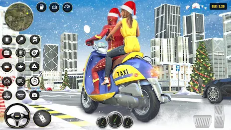 Superhero Bike Taxi: Bike Game Screenshot 1