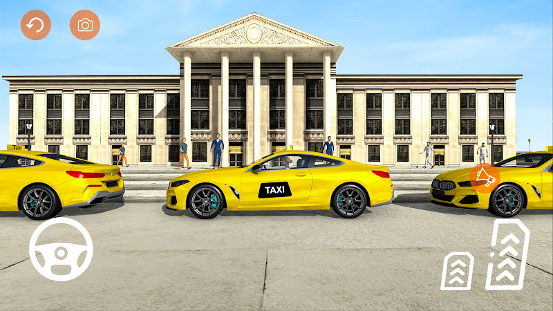 Grand Taxi simulator 3D game Schermafbeelding 1