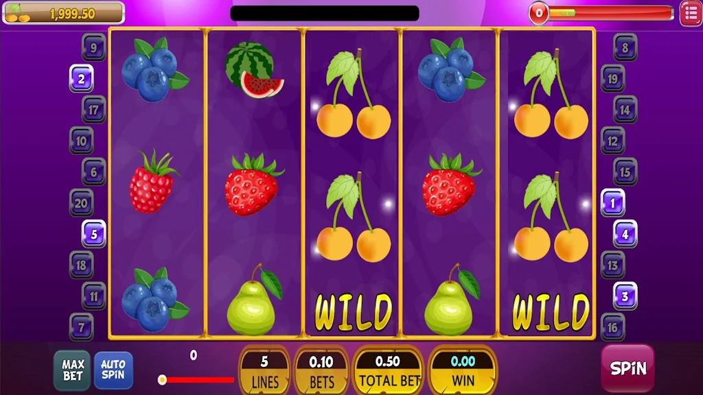 Free Fruits Slot Machine Cherry Luck スクリーンショット 2