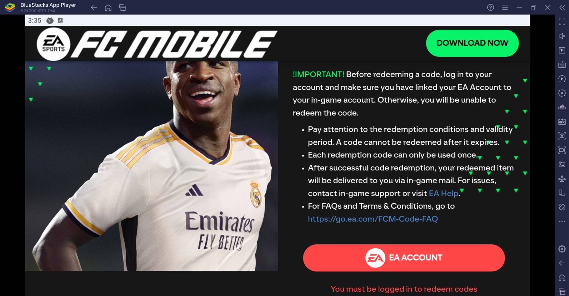 EA SPORTS FC™ Mobile Soccer- All Working Redeem Codes January 2025