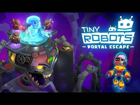 小さなロボット：ポータルエスケープゲームプレイスクリーンショット