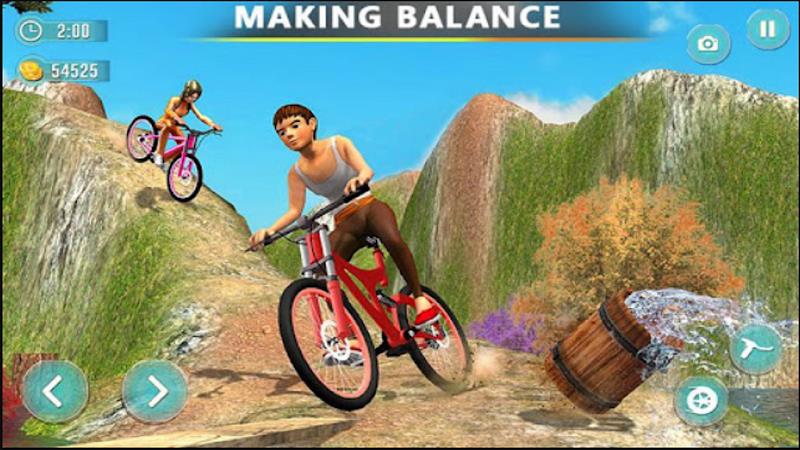 Offroad Bicycle Bmx Stunt Game স্ক্রিনশট 2