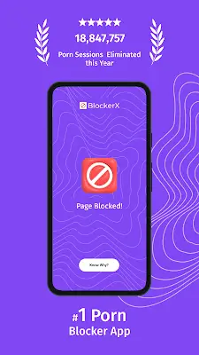 BlockerX: Porn Blocker/ NotFap Screenshot 0