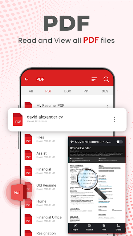 All Document Reader PDF Reader Screenshot 1