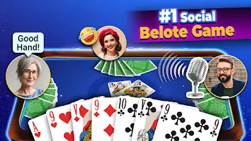 VIP Belote - Belote Online Скриншот 1