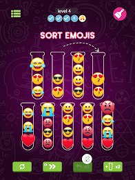 Emoji Sort: Sorting Games Скриншот 0