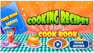 Cook Book Recipes Cooking game Capture d'écran 0