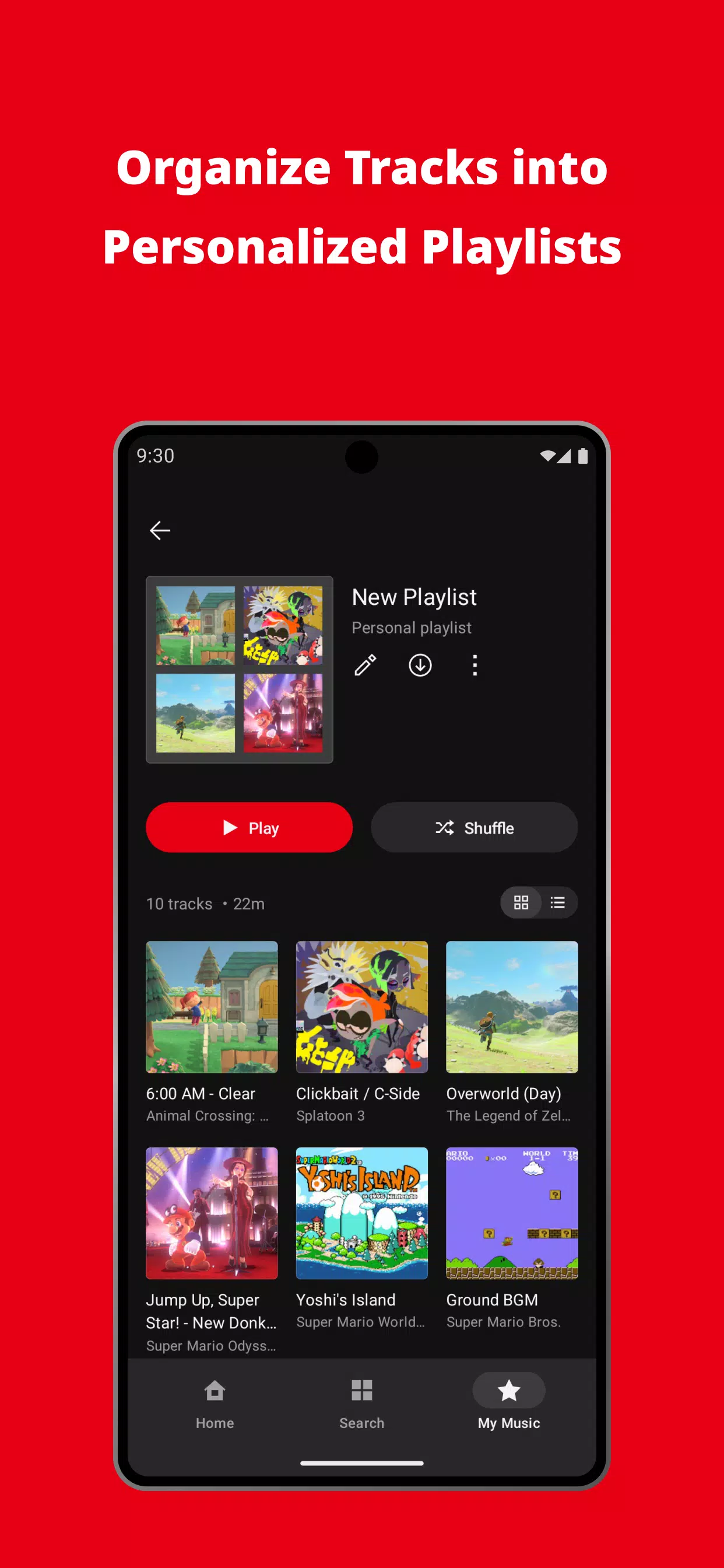 Nintendo Music ภาพหน้าจอ 3