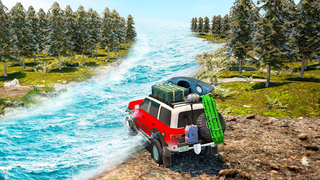 jeep games 4x4 off road car 3d ဖန်သားပြင်ဓာတ်ပုံ 2