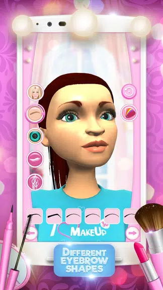 3D Makeup Games For Girls 螢幕截圖 0