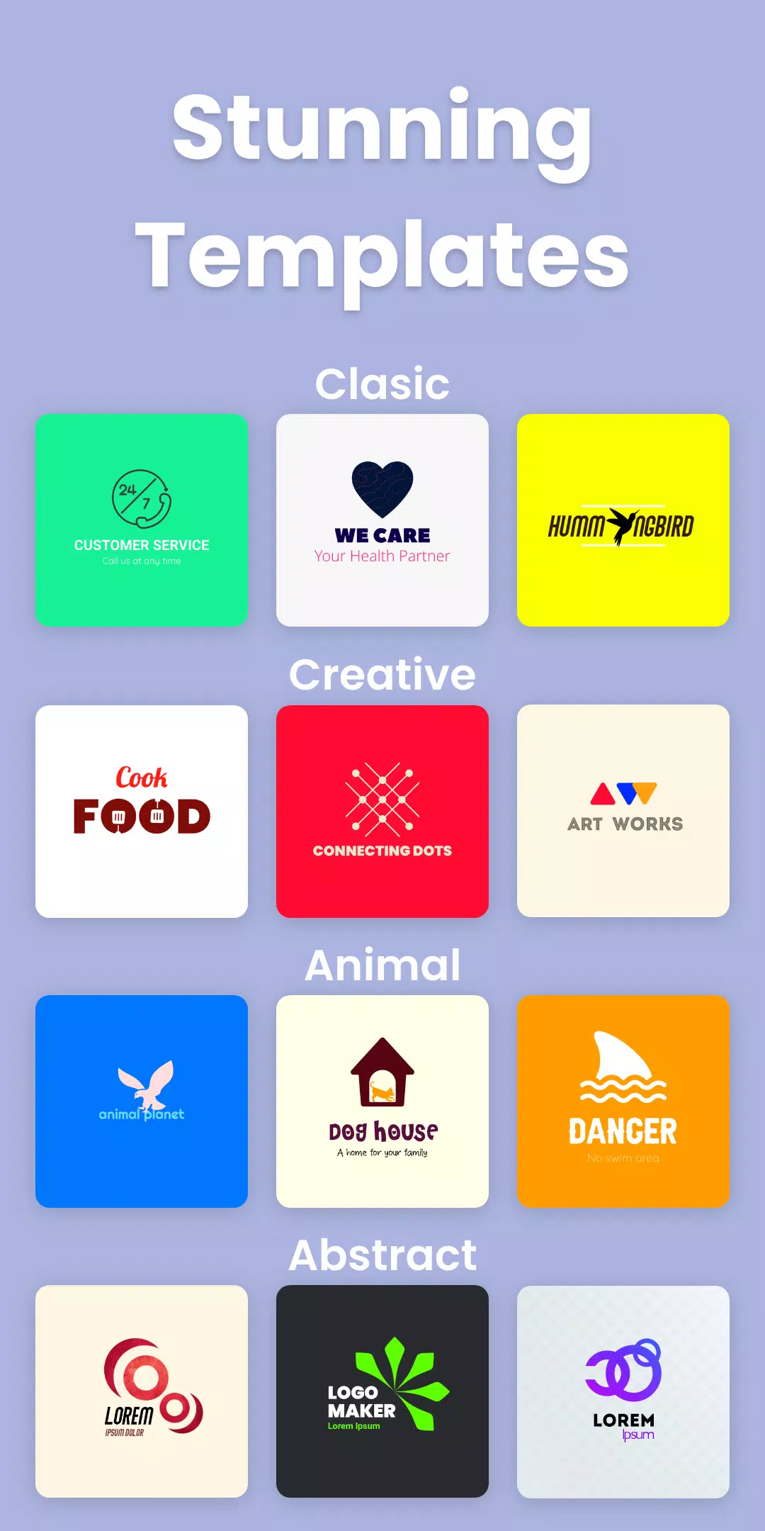 Logoshop - Logo Maker Free & Graphic Design App ภาพหน้าจอ 0