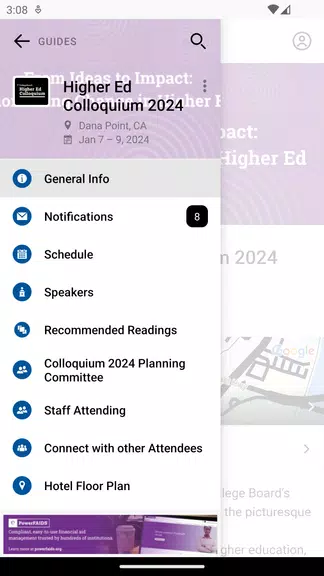 College Board Events Screenshot 1