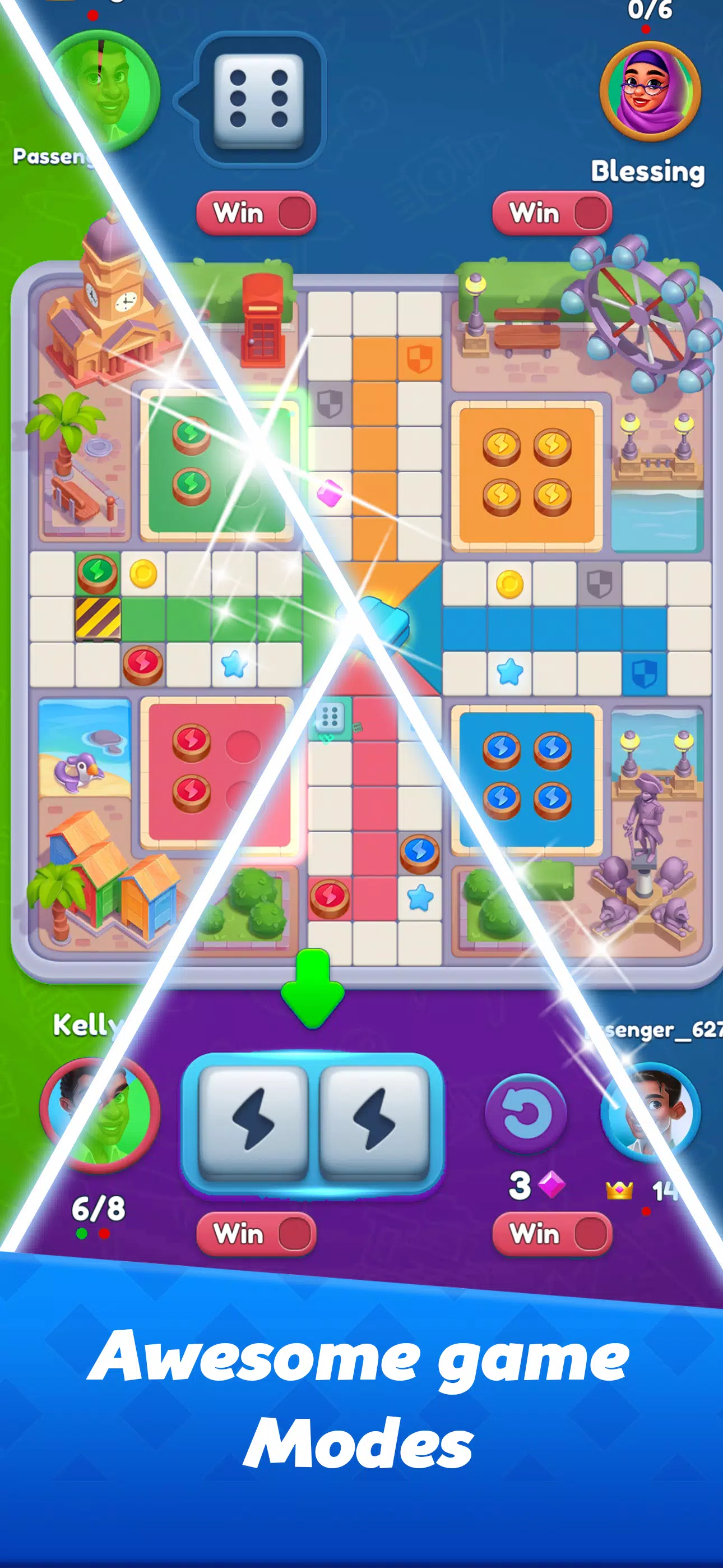 Ludo Blitz ဖန်သားပြင်ဓာတ်ပုံ 2