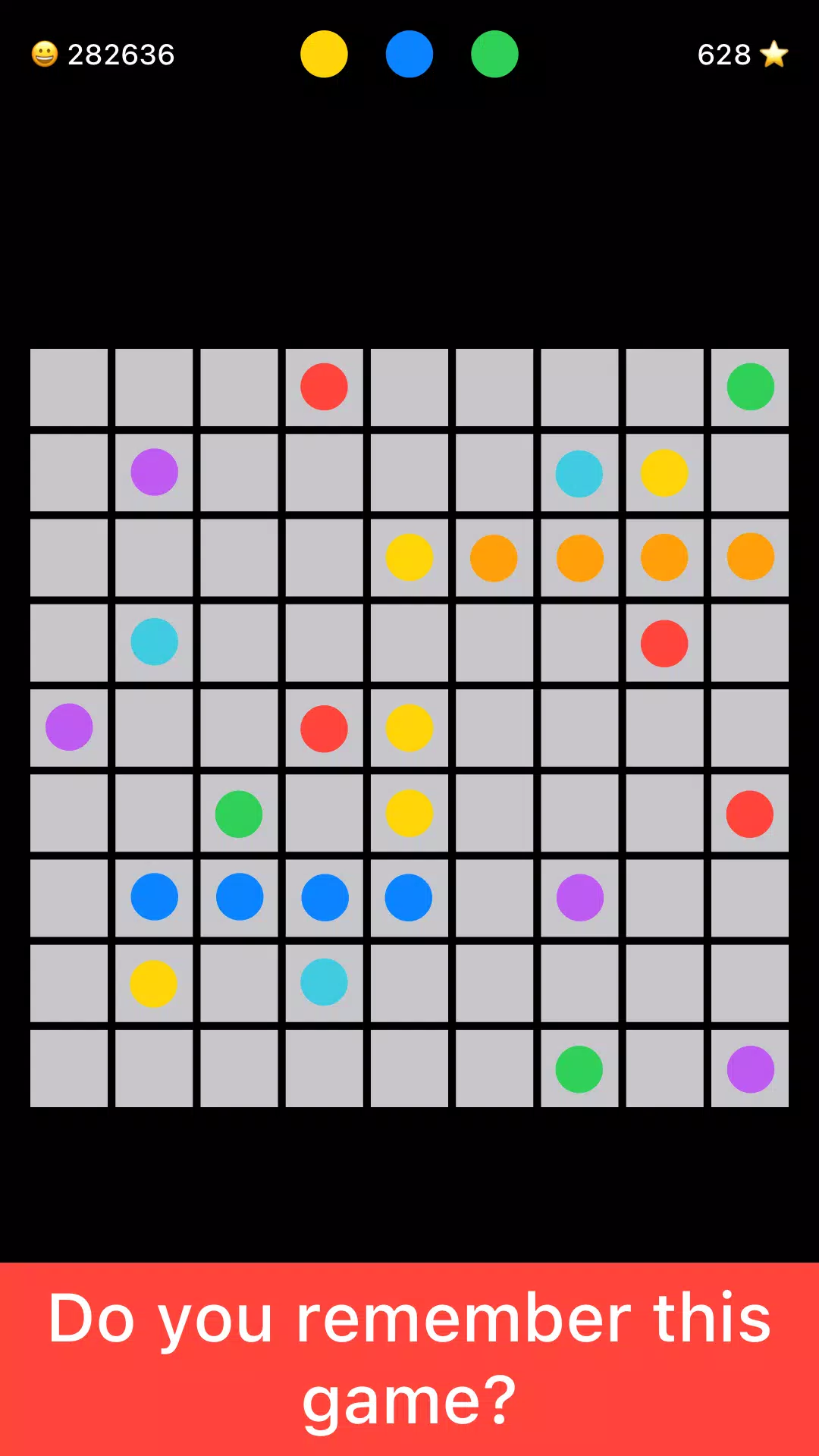 Lines 98 Color Balls - Retro স্ক্রিনশট 0