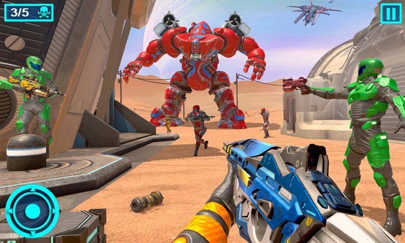 FPS Robot Shooter: Gun Games Captura de pantalla 1