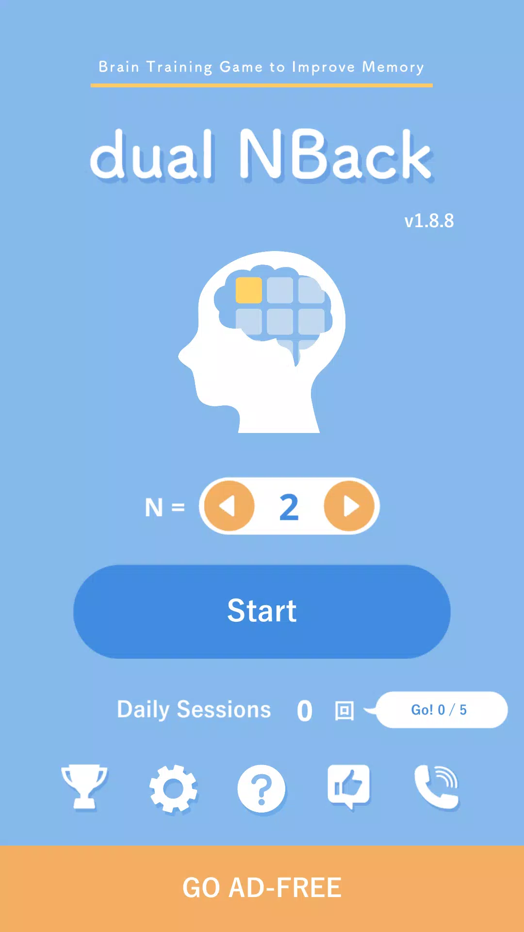 Dual N-Back : Brain-Training ภาพหน้าจอ 0