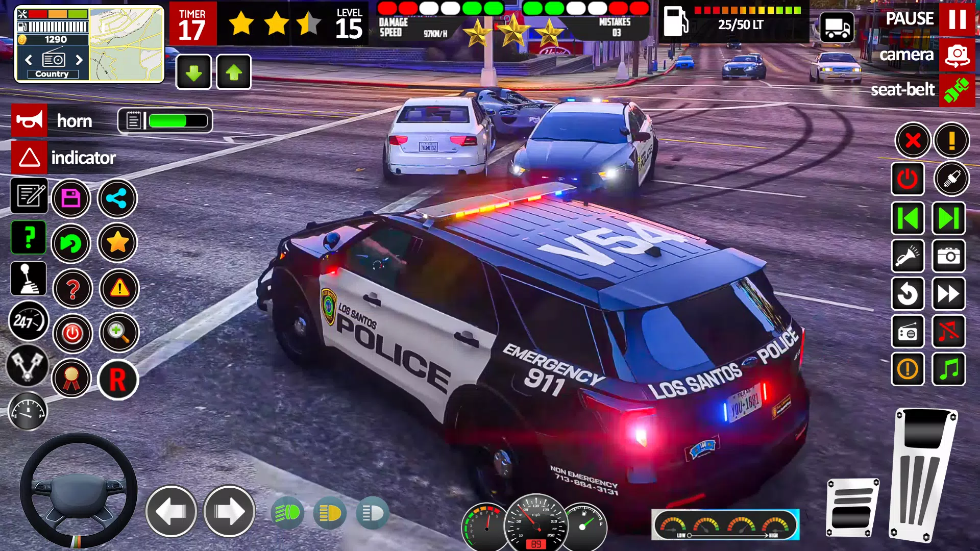 Car Chase Game Cop Simulator 螢幕截圖 3