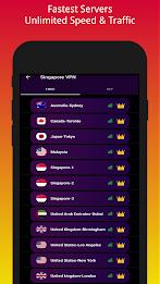 Singapore Fast VPN:Safer VPN Schermafbeelding 2