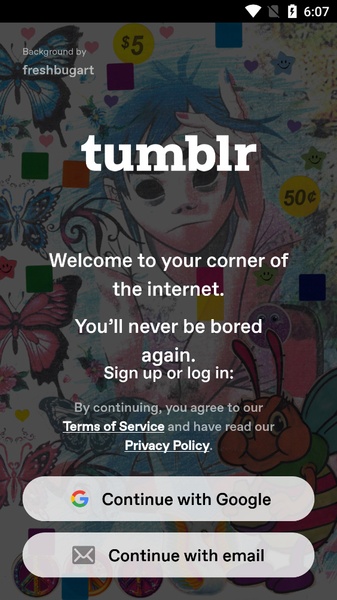 Tumblr: fandom, arte y caos Captura de pantalla 0