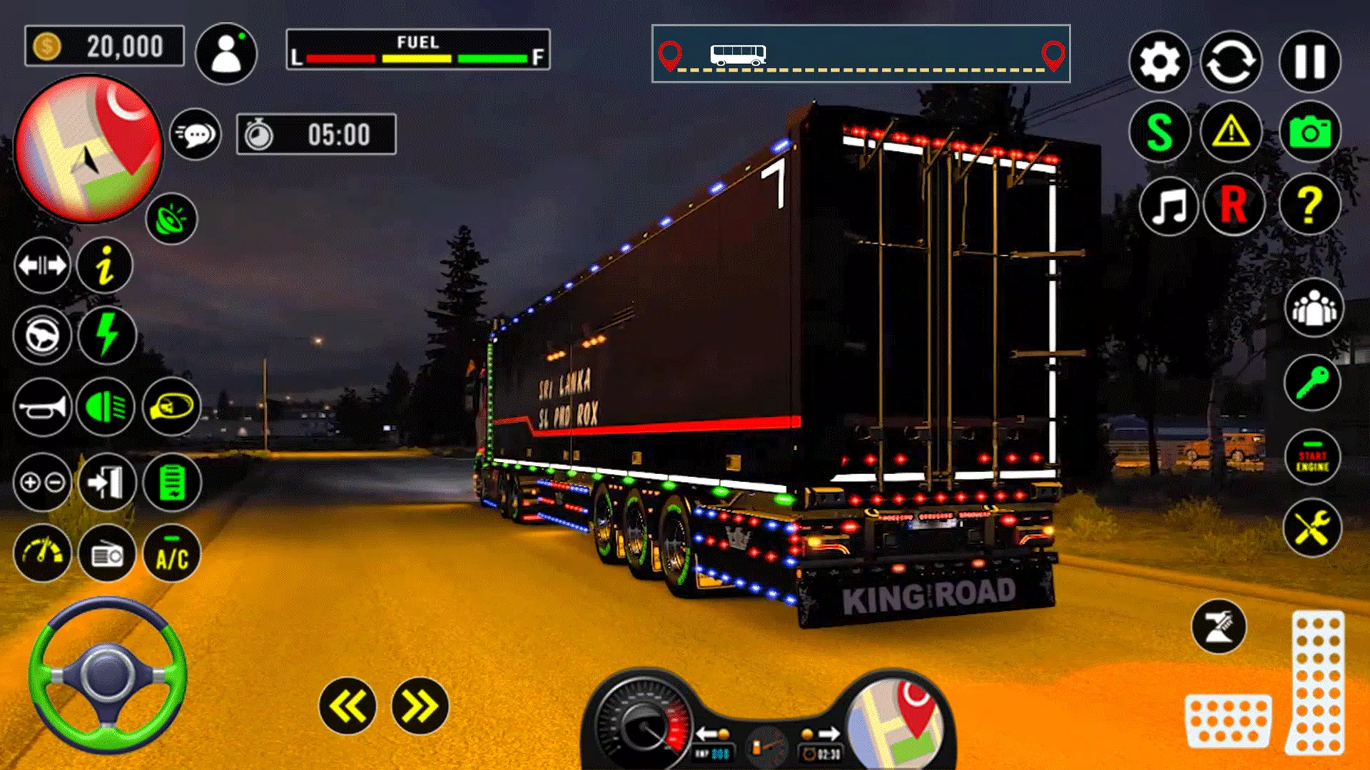 US Truck City Transport Sim 3d 螢幕截圖 1