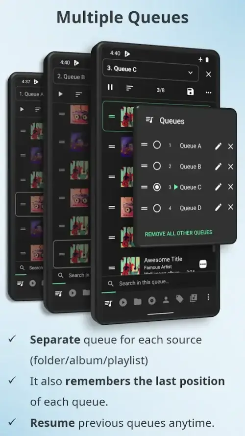 Musicolet Music Player স্ক্রিনশট 1