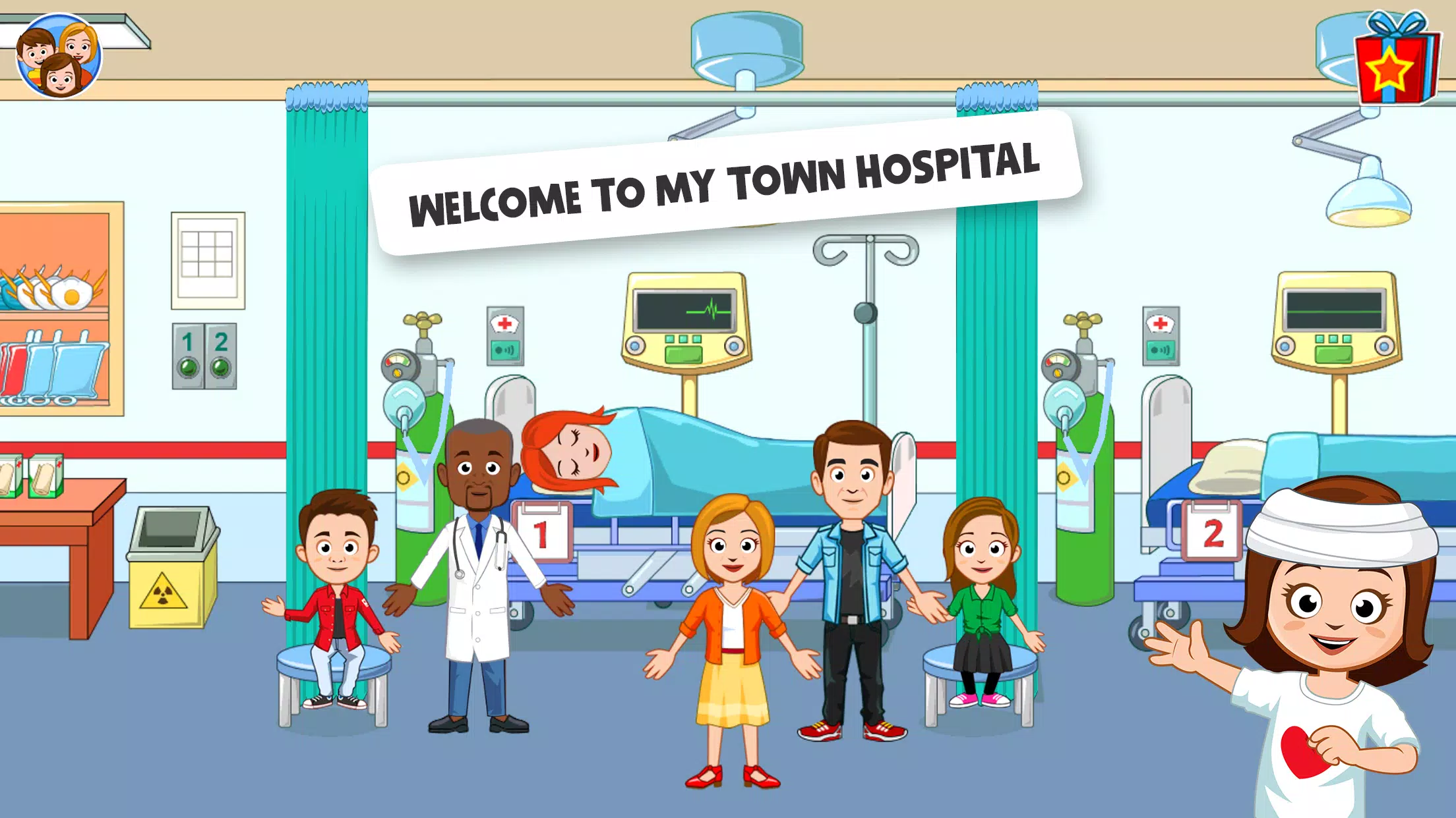 My Town Hospital - Doctor game ภาพหน้าจอ 0