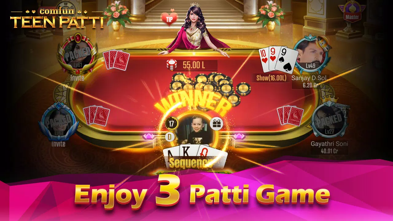 Teen Patti Comfun Card Online 스크린샷 3