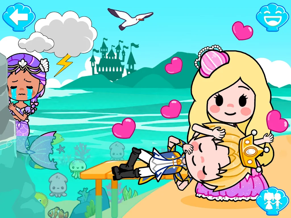 Mermaid Games: Princess Salon 螢幕截圖 1