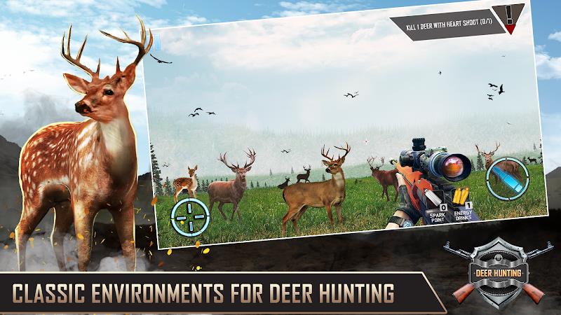 Deer Hunting Simulator Games Скриншот 2