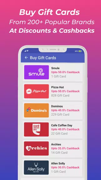 Zingoy: Gift Cards & Cashback スクリーンショット 2