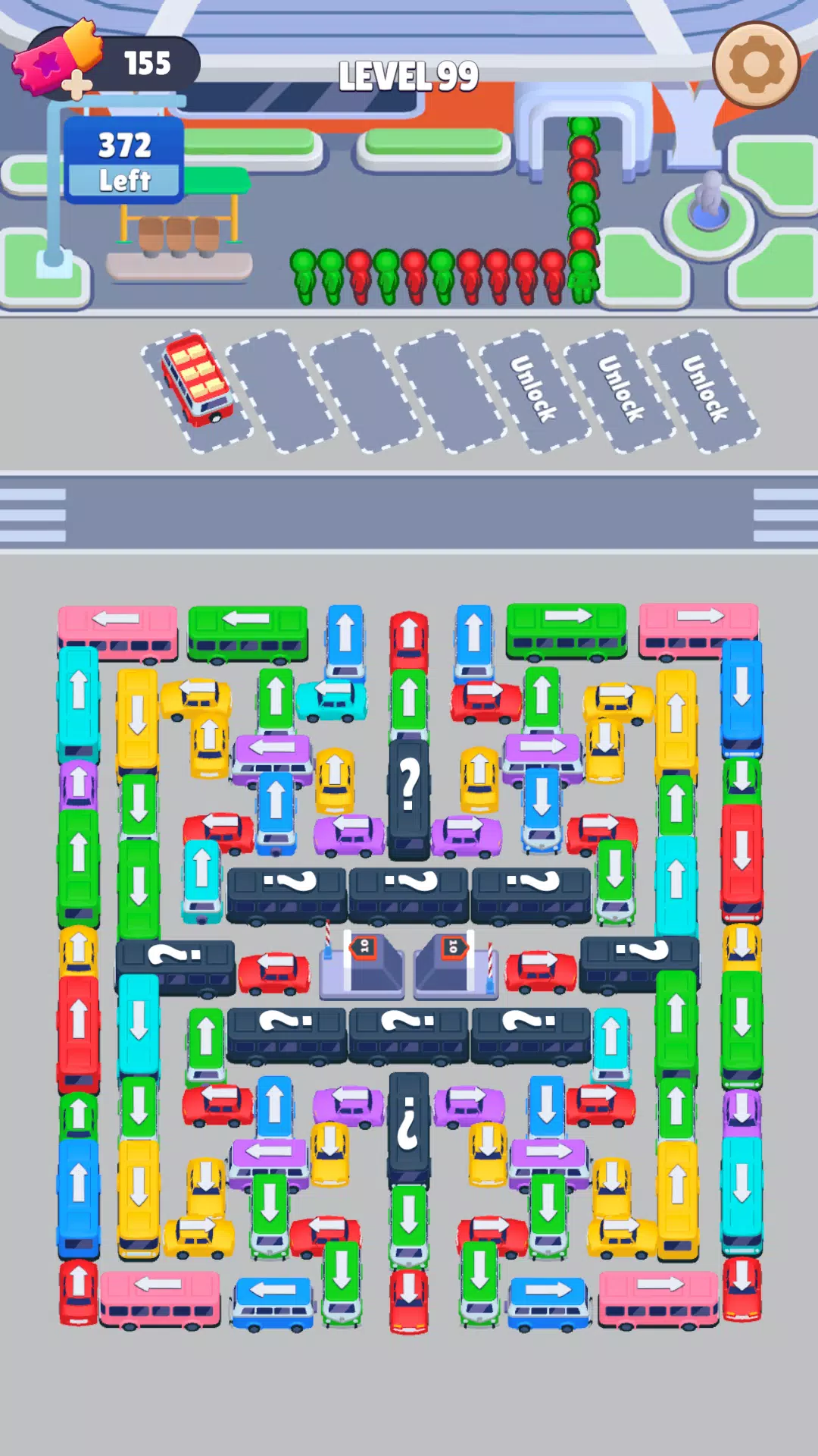 Bus Sort: Car Parking Jam 螢幕截圖 2