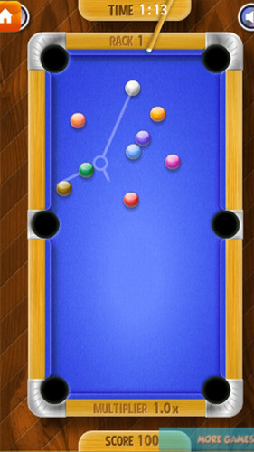 8 Ball Billiards-Pool Billiards Pro Star balls Game Tangkapan skrin 3