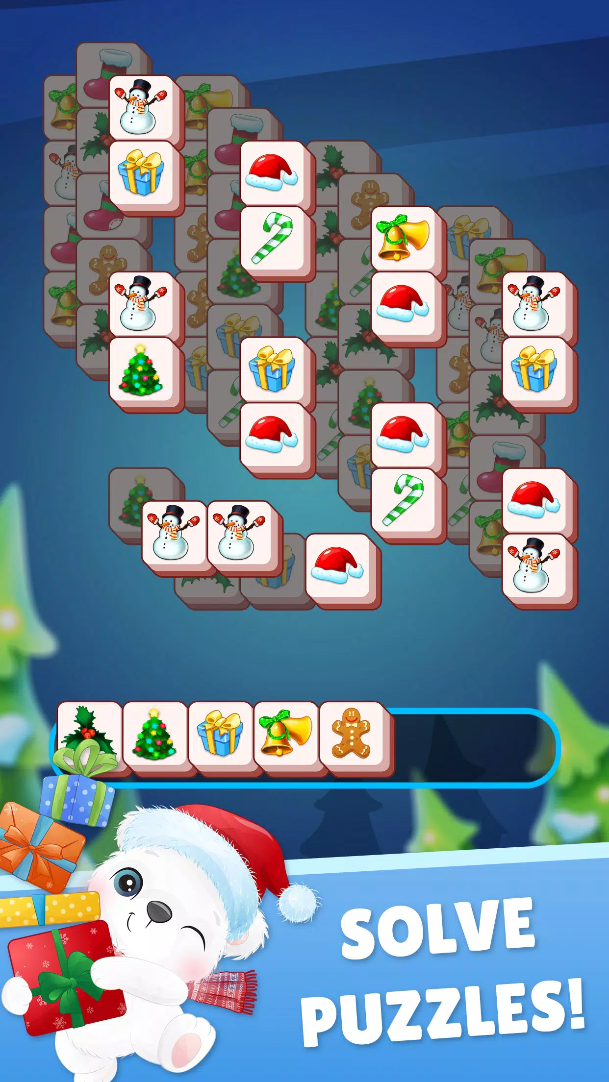 Christmas Mahjong 스크린샷 1