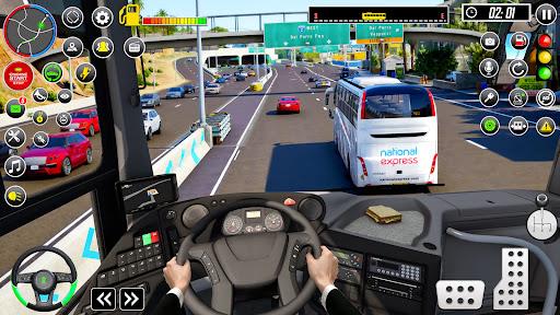 Grand City Racing Bus Sim 3D ภาพหน้าจอ 3