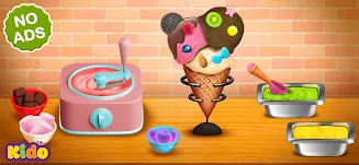 Ice Cream Making Game For Kids Screenshot 0