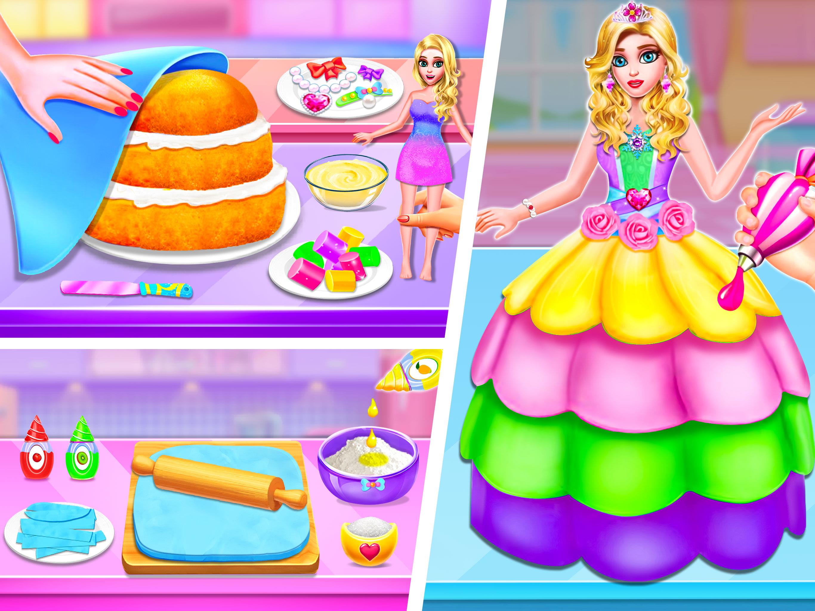 Doll House Cake Maker Game স্ক্রিনশট 0