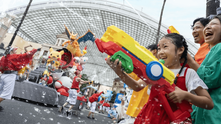 Pokémon Summer Event at USJ: A Drenching Good Time