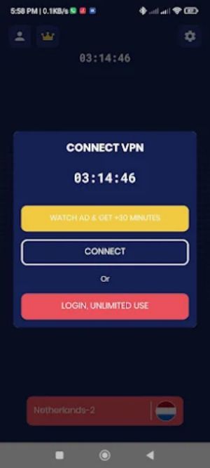 IRSPEEDY VPN Fast & Private Screenshot 1