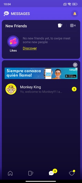 Monkey - random video chat Скриншот 2