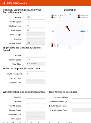 E6BX E6B Calculator スクリーンショット 0