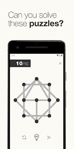 1Line & dots. Puzzle game. Скриншот 1