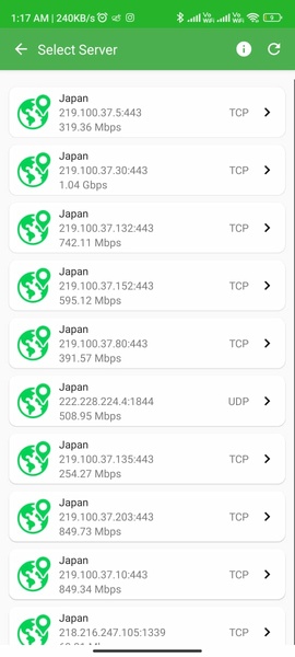 TRUE VPN Captura de tela 1