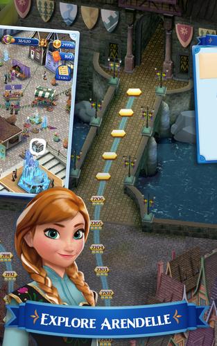 Disney Frozen Free Fall Games ภาพหน้าจอ 3