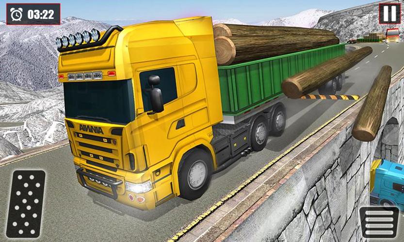 Offroad Snow Trailer Truck Dri Screenshot 2