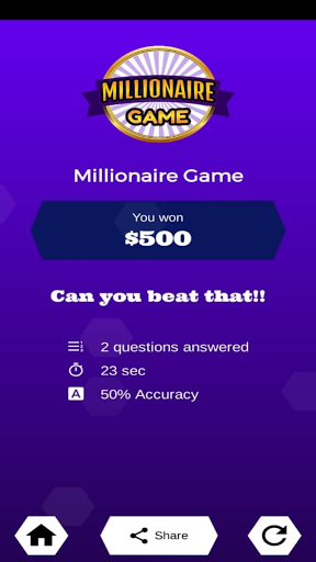 Millionaire Game - Trivia Quiz Tangkapan skrin 0