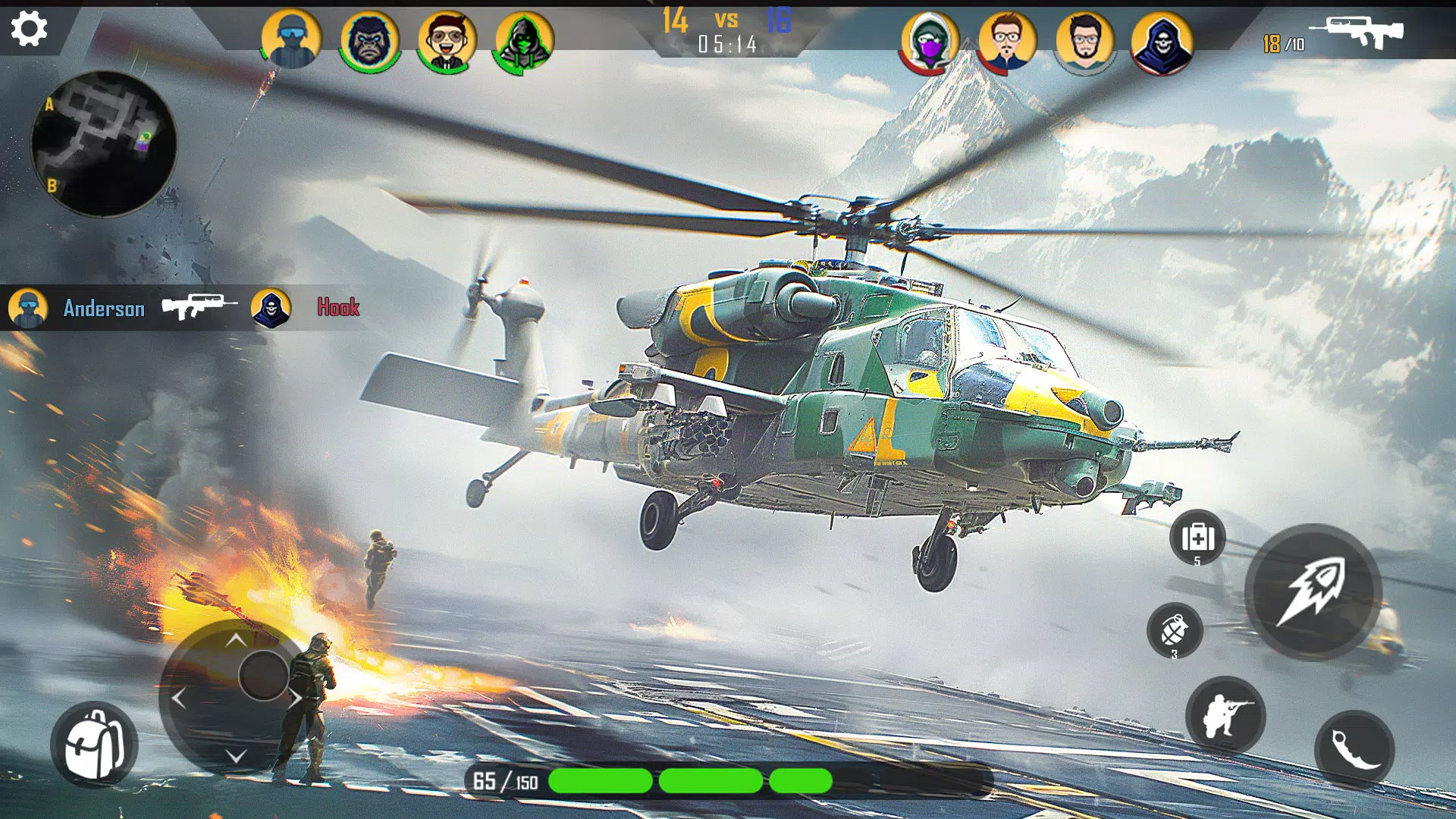 Gunship Battle Air Force War Zrzut ekranu 1